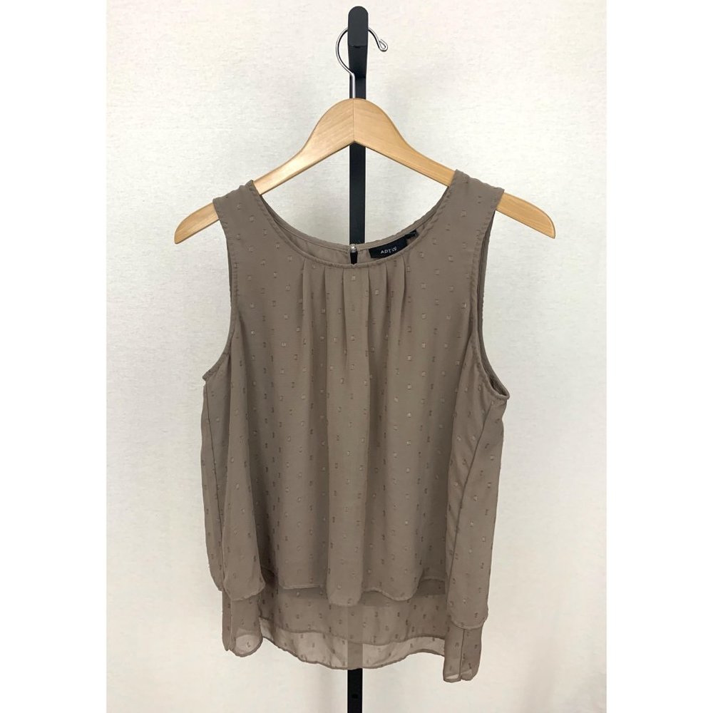 Flattering Sleeveless Womens Blouse